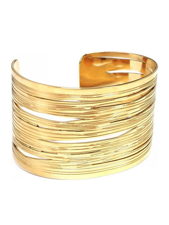 Karma Fashion Damen Armband aus Stahl Vergoldet