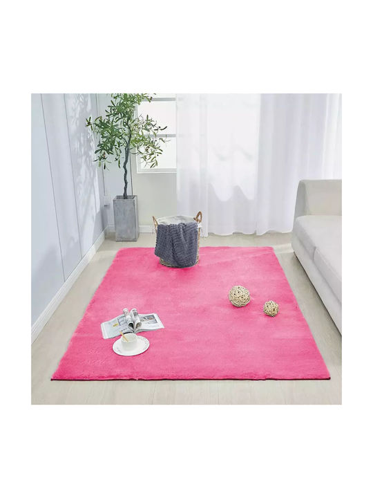 Strado Carpets Teppich Rechteckig Pink