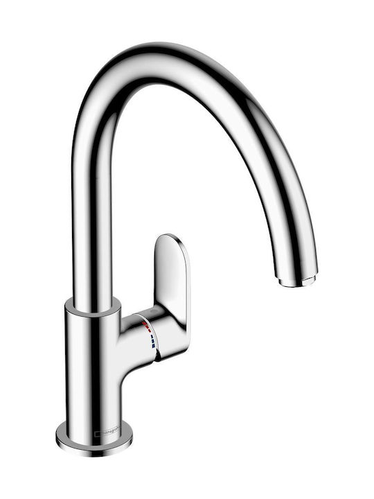 Hansgrohe Μπαταρία Κουζίνας Πάγκου Ασημί Hansgrohe Μπαταρία Κουζίνας Πάγκου Ασημί