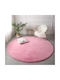 Strado Carpets Teppich Rund Pink/cream