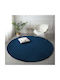 Strado Carpets Covor Rotund Shaggy Albastru