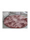 Strado Carpets Teppich Rund Zottelig Pink