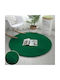 Strado Carpets Χαλί Στρογγυλό Shaggy Bottlegreen