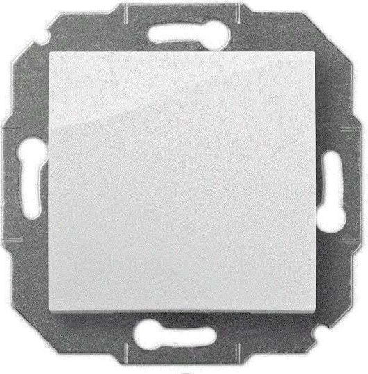 Elektro Plast Recessed Wall Switch Lighting without Frame White