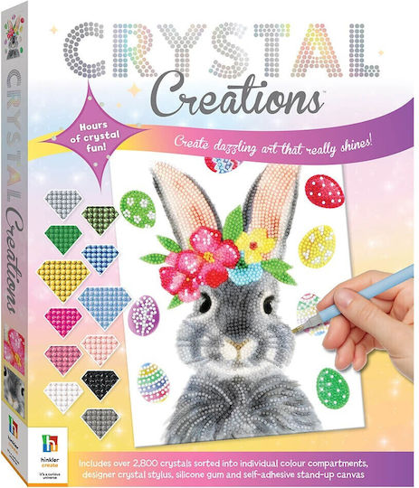 Crystal Creations Collage Pietre de colaj de Paște Iepurașul de Paște Hinkler Create