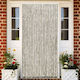 vidaXL Fabric Door Curtain Gray 56x200cm 377395