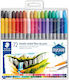 Staedtler Double-Ended Fibre-Tip Pens Markere de Desen 3mm Set 72buc