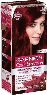 Garnier Color Sensation Set Hair Dye 4,60 Intense Dark Red 110ml