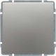 KOS Recessed Wall Switch Lighting One-Way without Frame Silver