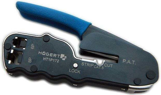 Högert Technik Πρέσα Ακροδεκτών Δικτύου RJ45 (Μήκος 137mm)
