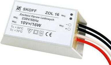 Skoff Τροφοδοτικό LED IP20 Ισχύος 16W με Τάση Εξόδου 10V