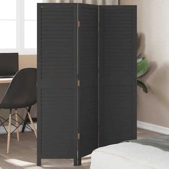 vidaXL Διακοσμητικό Παραβάν Ξύλινο με 3 Φύλλα 105x160cm