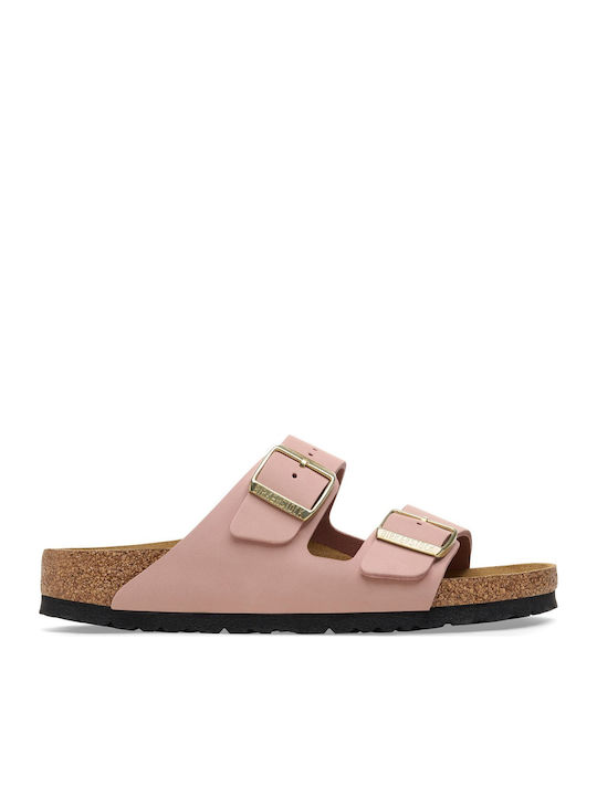 Bs Classic Arizona Sandale De Damă Din Piele Roz Îngust Fit