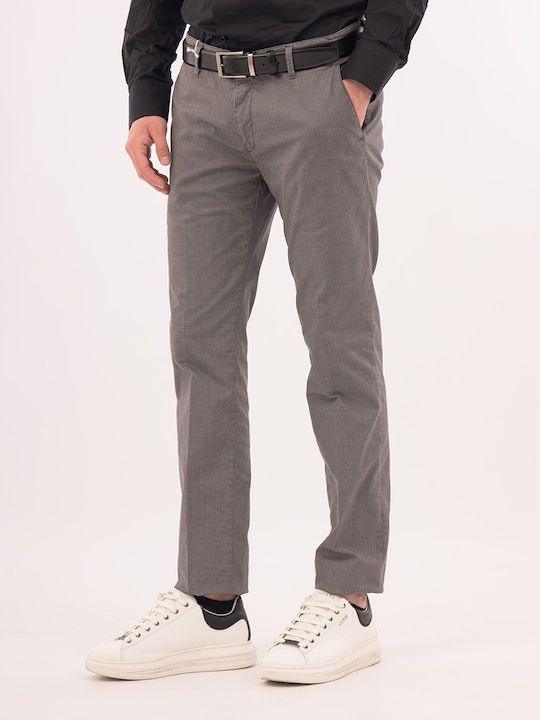 Fourten Industry Ανδρικό Παντελόνι Chino σε Slim Εφαρμογή Gray