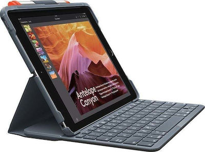 Logitech Flip Cover Synthetic Leather Durable with Keyboard English US Black iPad (7th gen), iPad Air (3rd gen) 920-009480