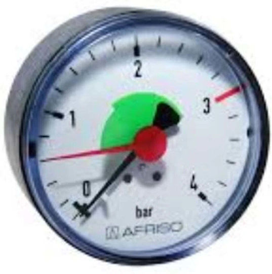 Манометър за отопление Rf 63 Ax = 63mm 0-4bar 1/2 "cl 2,5 63537
