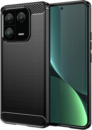 Spacecase Carbon Back Cover Σιλικόνης Μαύρο (Xiaomi 13 Pro)