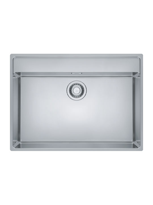 Franke Maris Bowl MRX 220-40-40 Ένθετος Νεροχύτης Inox Μ70xΠ40cm Ασημί