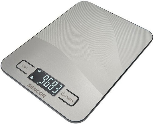 Sencor Cantar Digital De Bucatarie Până La 10kg Argintiu