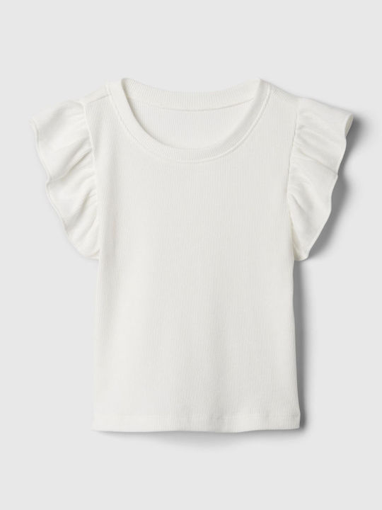 GAP Kids Blouse Short Sleeve White