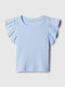 GAP Kids Blouse Short Sleeve Blue