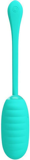 Pretty Love Kirk Rechargeable Vibrating Egg Aqua Green