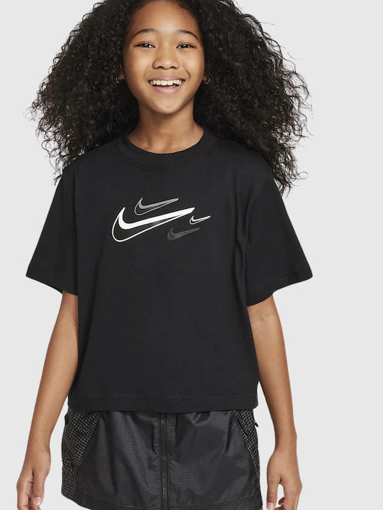 Nike Παιδικό T-shirt BLACK Sportswear