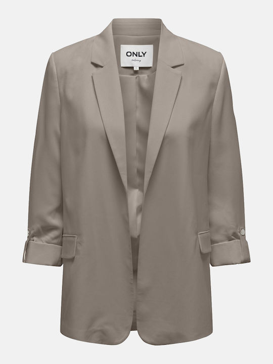 Only Blazer pentru femei Sacou Sandybrown