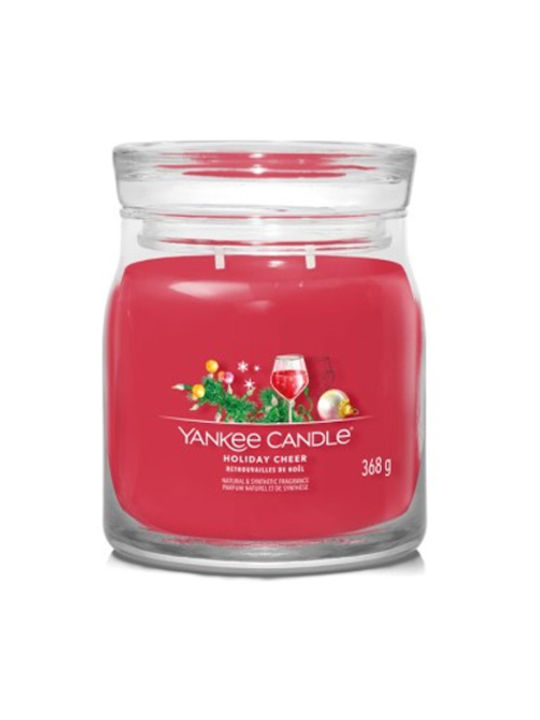 Yankee Candle Scented Soy Candle Holiday Cheer Signature Jar 567gr 1pcs