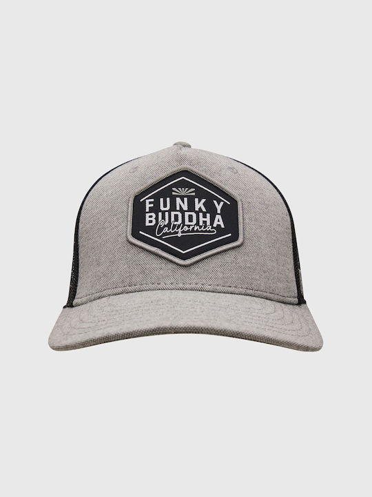 Funky Buddha Men's Trucker Cap Gray