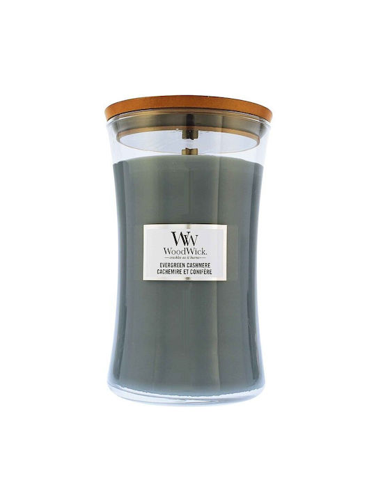 WoodWick Dekoratives Kerze Evergreen Cashmere Gray 275gr 1Stück