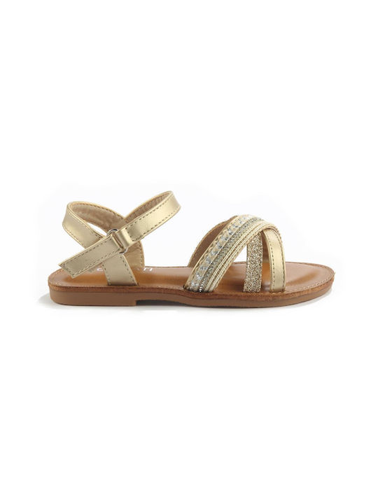 Fshoes Kinder Sandalen Gold