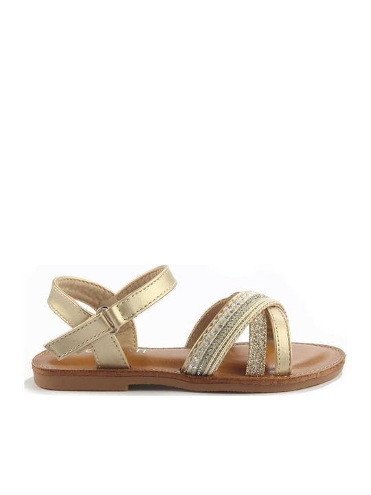 Fshoes Детски Сандали Златни