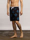 Men's Swimwear Shorts Black with Patterns