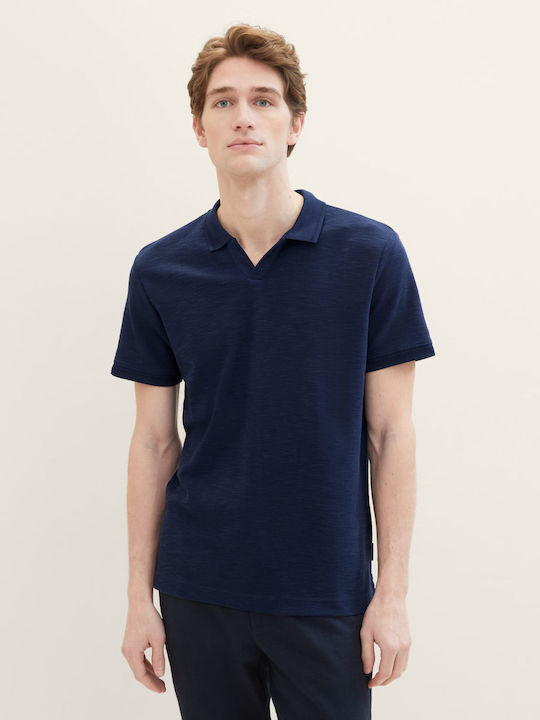 Tom Tailor Men's Blouse Polo BLUE