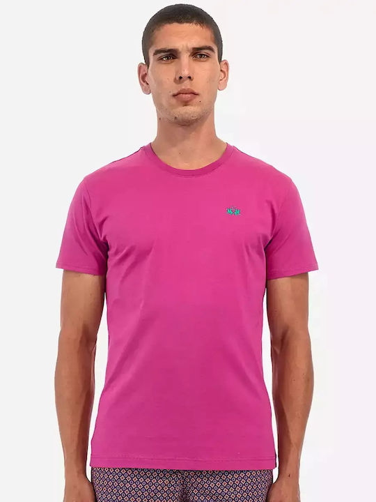 La Martina Tricou Fuchsia
