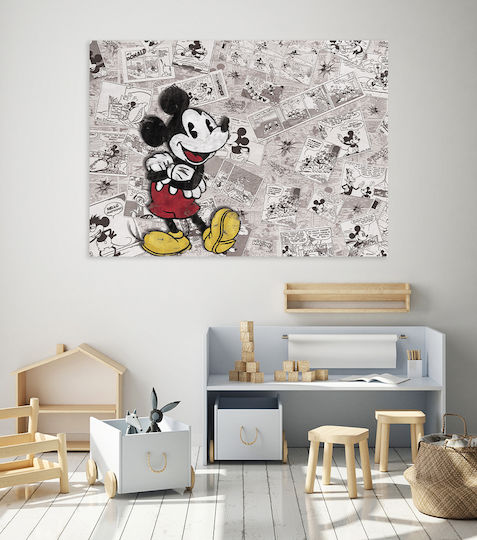 Παιδικός Πίνακας Mickey σε Καμβά 80x120εκ.