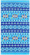 Aquablue Strandtuch Hellblau 76x152cm.