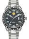 Patrouille De France Athos 2 Herrenuhr Batterie mit Silber Metallarmband