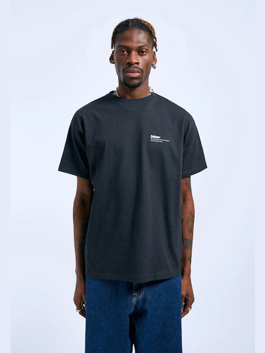 Dr Denim Men's Short Sleeve T-shirt Off Black