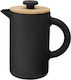 Stelton Ertone Filterkaffeemaschine Handbetrieb Rostfreier Stahl Schwarz 800ml
