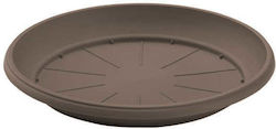 Miltoplast Nr123 Plate Pot Taupe 22x22cm