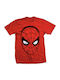 Παιδική Μπλούζα Κοντομάνικη Κόκκινη Spiderman PT00126
