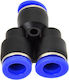 Geko G03063 Bewässerungsverbinder 10mm Blau