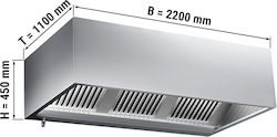 Ggm Gastro Gastro Klp2211 Extractor Bubble 2,2 M Filtru și lampă