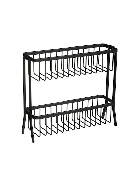 5Five Tischspiel Metallische Küchenorganisationsständer 34,8cm Schwarze