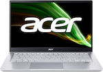 Acer Swift 3 SF314-43-R0W7 14" IPS FHD (Ryzen 7-5700U/16GB/512GB SSD/Fără OS) Pure Silver