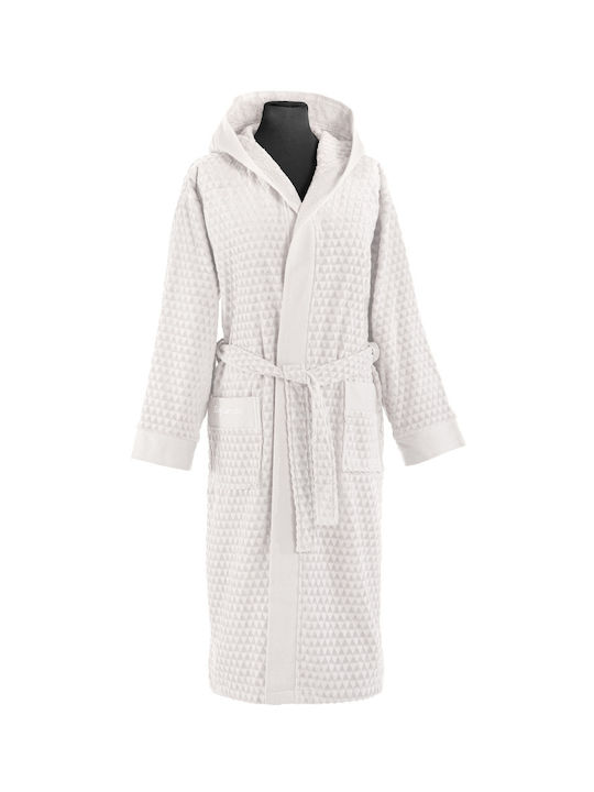 Guy Laroche Tokyo Hooded Bathrobe White