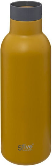 5Five Flasche Thermosflasche Rostfreier Stahl 450ml Zerro yellow