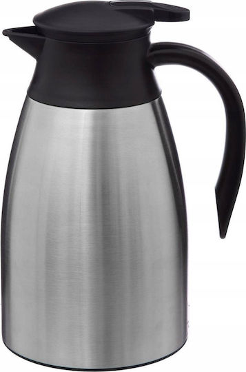 5Five Glas Thermosflasche Rostfreier Stahl 1.5lt Silber